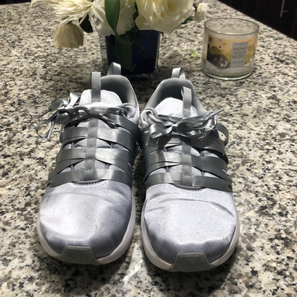PUMA silver prowl alt satin women shoes